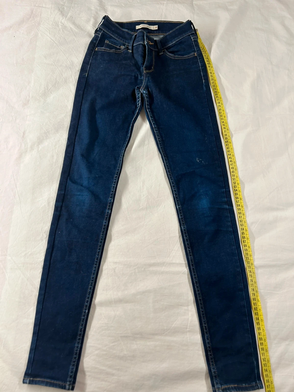 Jean skinny marineblauw Levi's 710 super skinny w24 l30 – photo 2